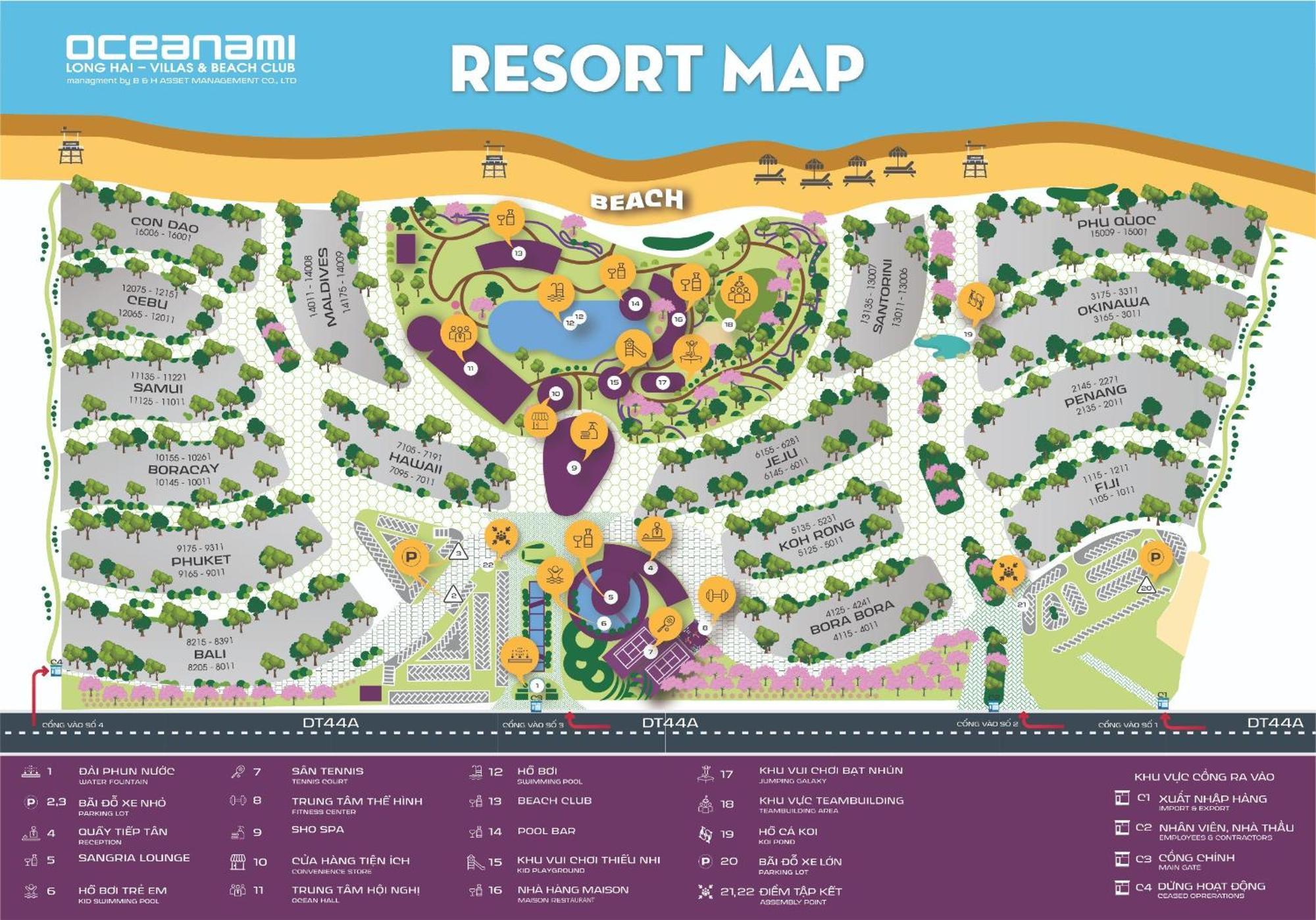 Oceanami Resort & Beach Club Лонгхай Экстерьер фото